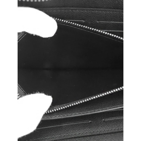 Louis Vuitton Wallet Black Zip Long Monogram Zippy Eclipse - Picture 4 of 5